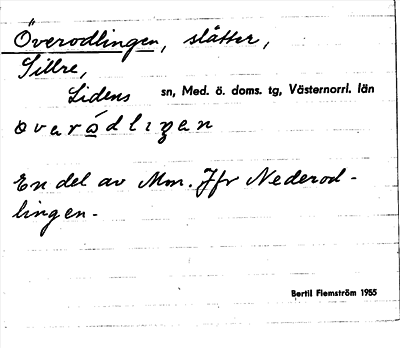 Bild på arkivkortet för arkivposten Överodlingen