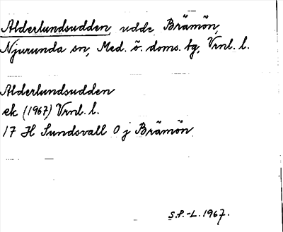 Bild på arkivkortet för arkivposten Alderlundsudden