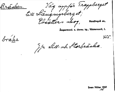 Bild på arkivkortet för arkivposten Bräcken