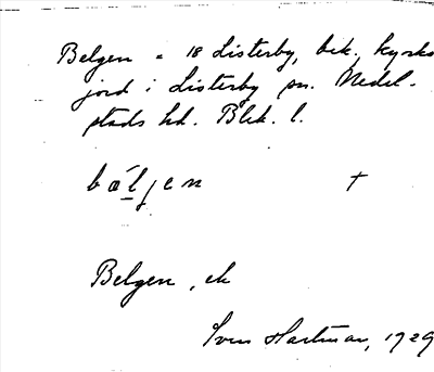 Bild på arkivkortet för arkivposten Belgen
