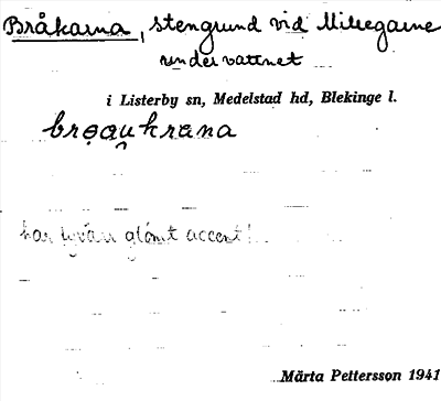 Bild på arkivkortet för arkivposten Bråkarna