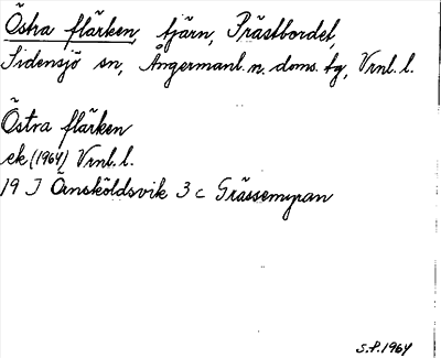 Bild på arkivkortet för arkivposten Östra flärken