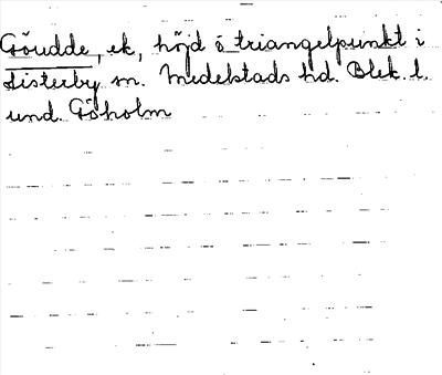 Bild på arkivkortet för arkivposten Göudde