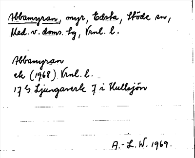 Bild på arkivkortet för arkivposten Abbamyran