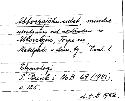 Bild på arkivkortet för arkivposten Abborrsjöhuvudet
