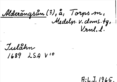 Bild på arkivkortet för arkivposten Alderängsån(?)
