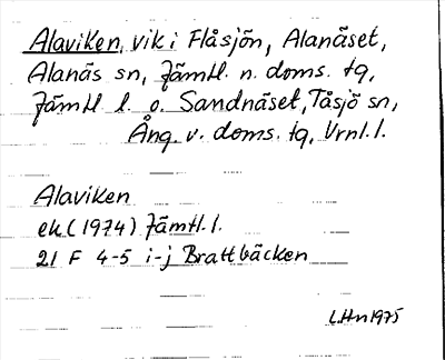 Bild på arkivkortet för arkivposten Alaviken