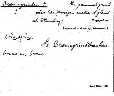 Bild på arkivkortet för arkivposten Bremsgrinden