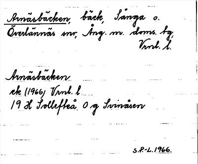 Bild på arkivkortet för arkivposten Arnäsbäcken