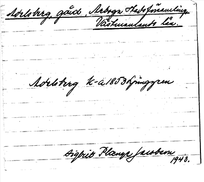 Bild på arkivkortet för arkivposten Adelsberg