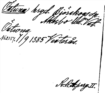 Bild på arkivkortet för arkivposten Östuna
