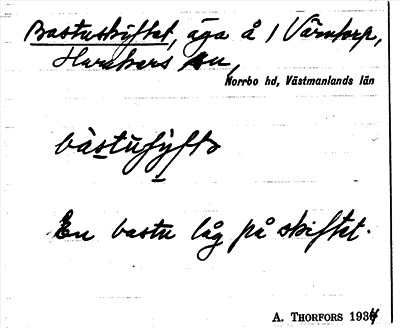 Bild på arkivkortet för arkivposten Bastuskiftet