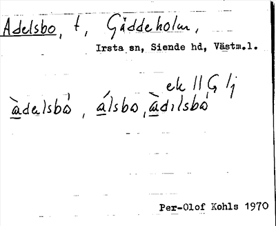 Bild på arkivkortet för arkivposten Adelsbo