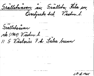 Bild på arkivkortet för arkivposten Grällstaåsen