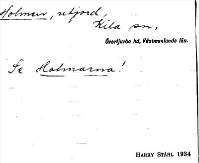 Bild på arkivkortet för arkivposten Holmen, se Holmarna