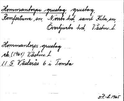 Bild på arkivkortet för arkivposten Hommantorpa grustag