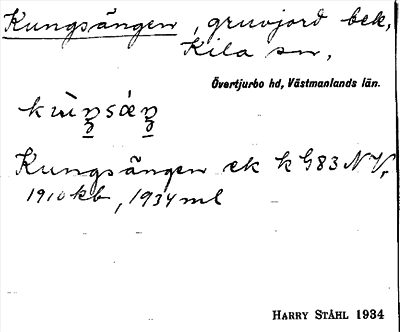 Bild på arkivkortet för arkivposten Kungsängen