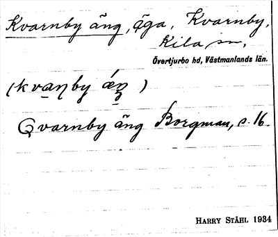 Bild på arkivkortet för arkivposten Kvarnby äng