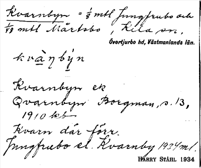 Bild på arkivkortet för arkivposten Kvarnbyn