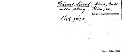 Bild på arkivkortet för arkivposten Kärret, Lissel