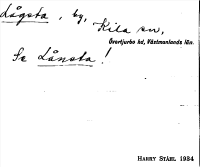 Bild på arkivkortet för arkivposten Lågsta