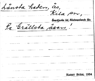 Bild på arkivkortet för arkivposten Lånsta heden, se Grällsta åsen