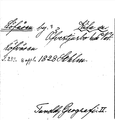 Bild på arkivkortet för arkivposten Löfåsen