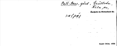Bild på arkivkortet för arkivposten Pell-Pers