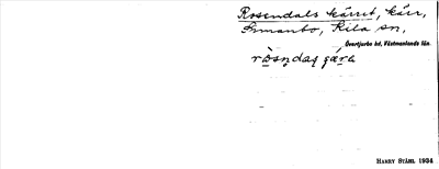Bild på arkivkortet för arkivposten Rosendals kärret