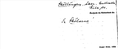 Bild på arkivkortet för arkivposten Sköllängen