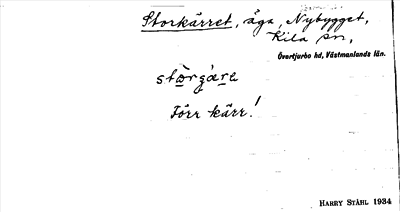 Bild på arkivkortet för arkivposten Storkärret