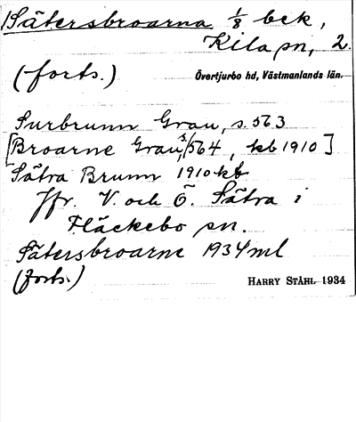 Bild på arkivkortet för arkivposten Sätersbroarna