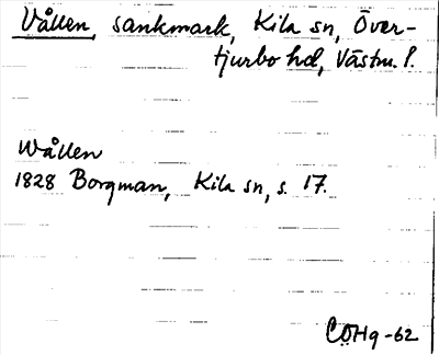Bild på arkivkortet för arkivposten Vållen