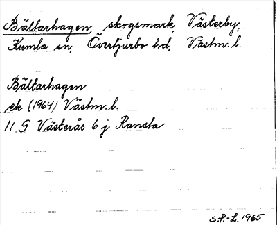 Bild på arkivkortet för arkivposten Bältarhagen