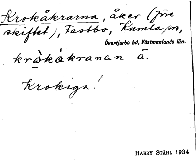 Bild på arkivkortet för arkivposten Krokåkrarnna
