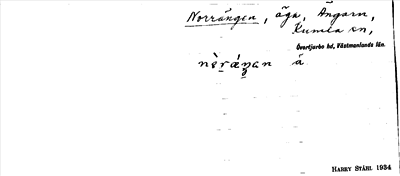 Bild på arkivkortet för arkivposten Norrängen