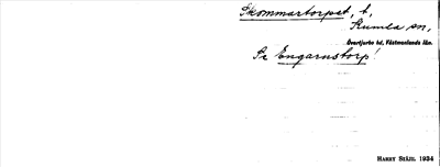 Bild på arkivkortet för arkivposten Skommartorpet, se Engarnstorp