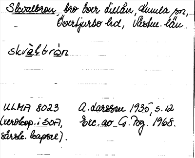 Bild på arkivkortet för arkivposten Skvalbron