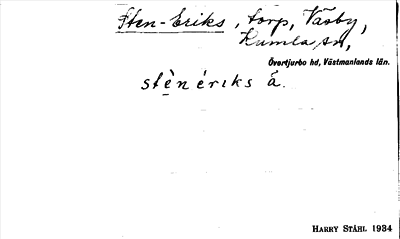 Bild på arkivkortet för arkivposten Sten-Eriks