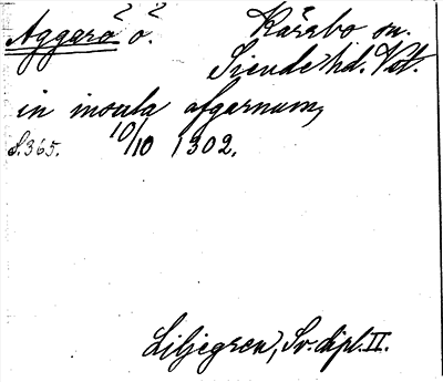 Bild på arkivkortet för arkivposten Aggarö