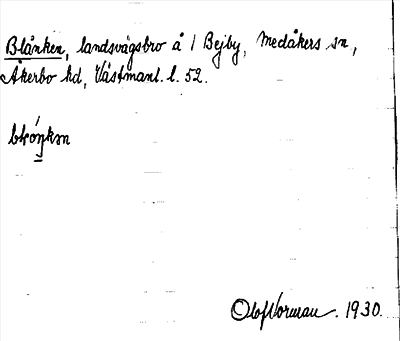 Bild på arkivkortet för arkivposten Blånken