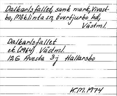 Bild på arkivkortet för arkivposten Dalkarlsfallet