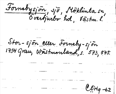 Bild på arkivkortet för arkivposten Fornebysjön