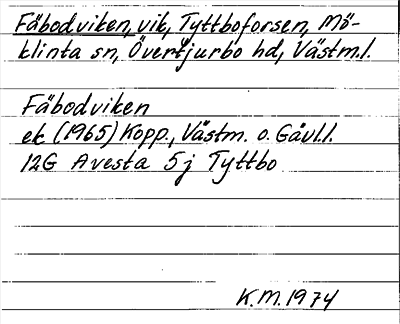 Bild på arkivkortet för arkivposten Fäbodviken