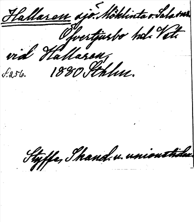 Bild på arkivkortet för arkivposten Hallaren