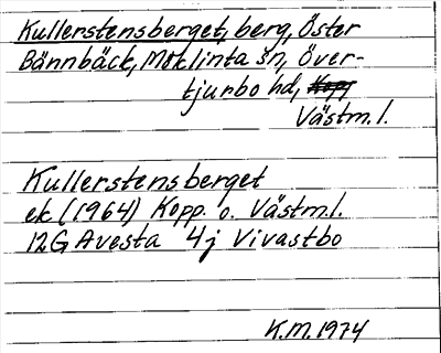 Bild på arkivkortet för arkivposten Kullerstensberget