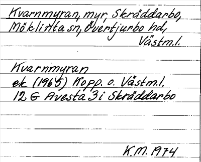 Bild på arkivkortet för arkivposten Kvarnmyran