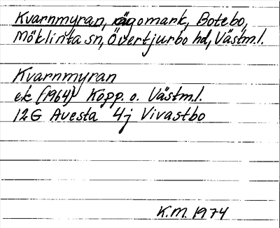 Bild på arkivkortet för arkivposten Kvarnmyran