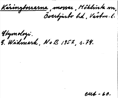 Bild på arkivkortet för arkivposten Käringborrarna