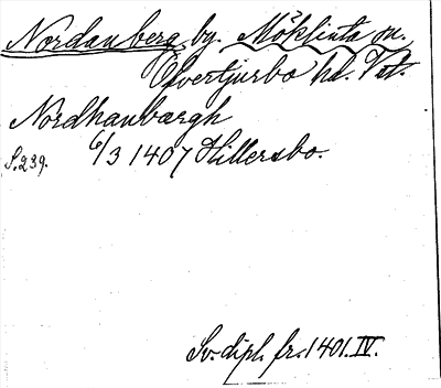 Bild på arkivkortet för arkivposten Nordanberg